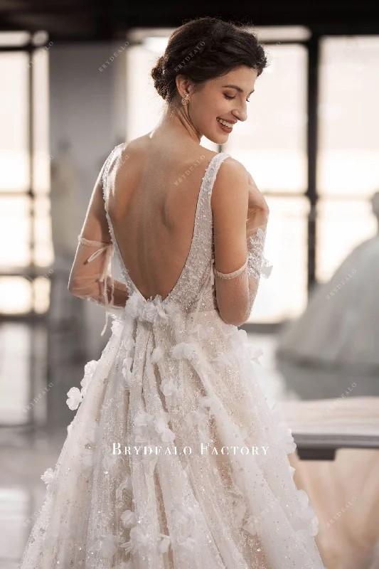 Shop and Save Luxury Bloom Plump A-Line Wedding Dress