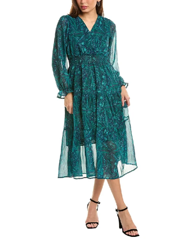 Sneak Peek Sale Moonsea Surplice Midi Dress