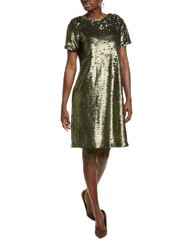 Year-End Sale Anne Klein Sequin T-Shirt Dress
