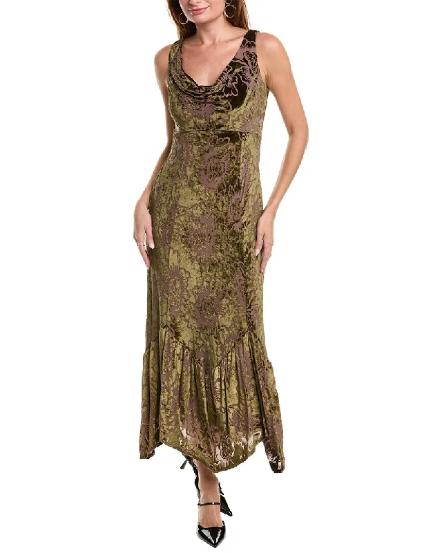 Today’s Special Taylor Velvet Burnout Midi Dress