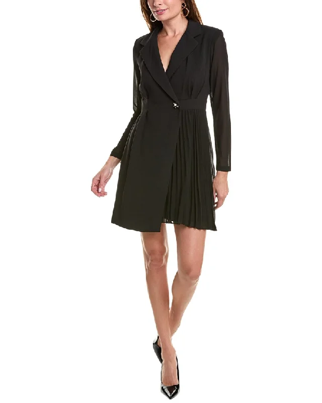 Midnight Madness Taylor Blazer Wrap Dress