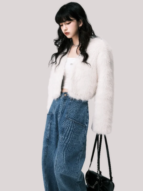 Deal Explosion Sustainable Faux Fur Jacket